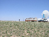Jim Wilson: a man out standing in the field. (R.Rilling, 2002-May-13)