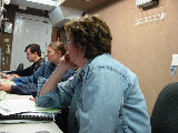 Rita Roberts, Crystal Pettet and Frederic Fabry in the SCC. (R.Rilling, 2002-May-13)