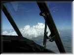 View from C-130Q cockpit from IDEAS flight on
    9 October 2002