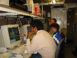 S-Pol Control Center (SCC).  Vivekanandan, Brodzik, Stoelinga. (R.Rilling, Nov-2001)