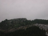 Microwave relay tower on Bald Peter.  Looking north from S-Pol (R.Rilling, 2001-Dec-04)