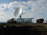 S-Pol on a rare clear day (M.Strong, Nov-2001)