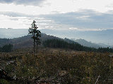From S-Pol, looking west toward Saniam Pass (M.Strong, Nov-2001)